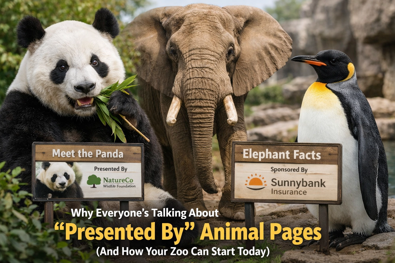 Why Everyone’s Talking About “Presented By” Animal Pages (And How Your Zoo Can Start Today)