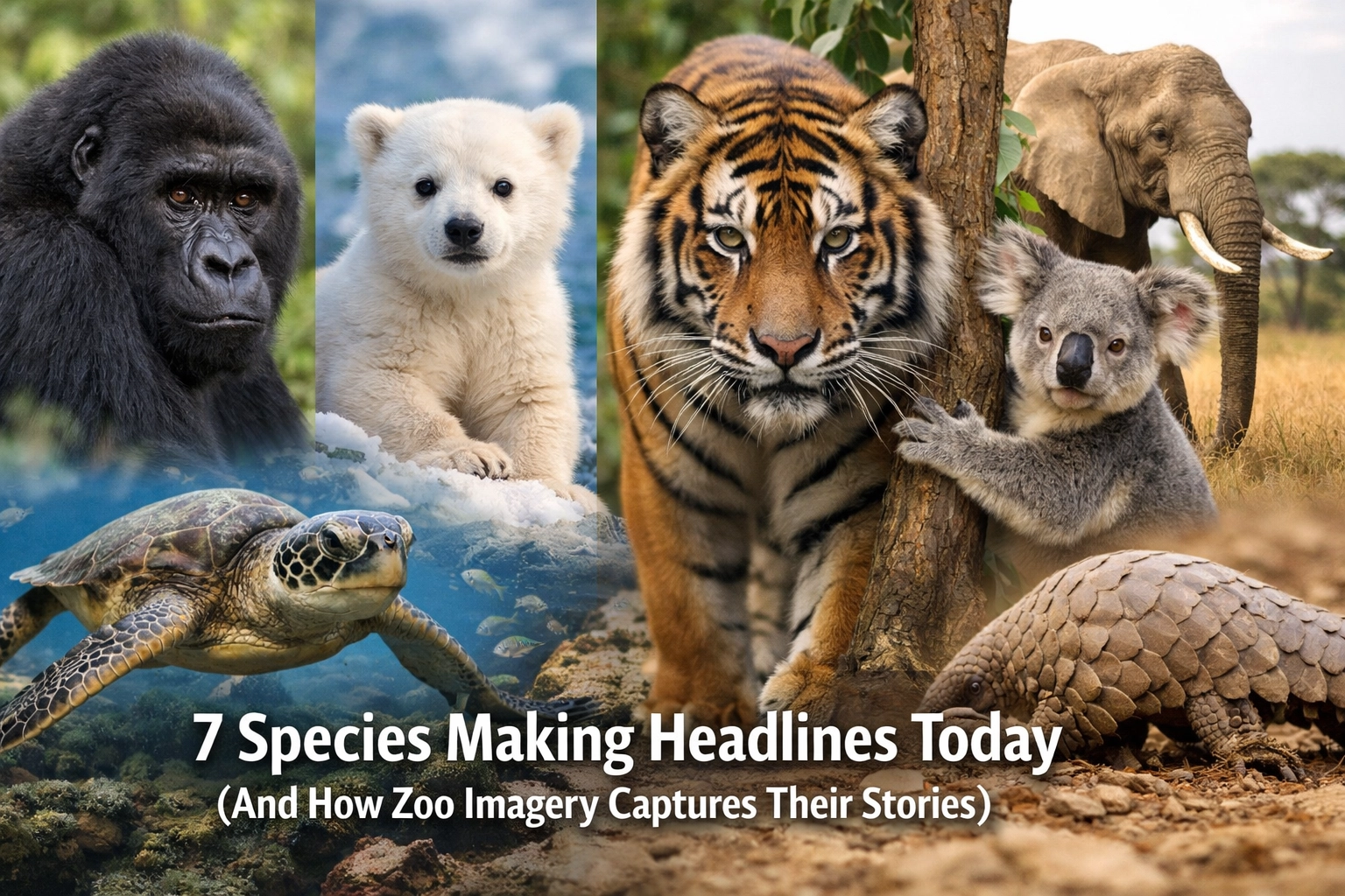 7 Species Making Headlines Today (And How Zoo Imagery Captures Their Stories)