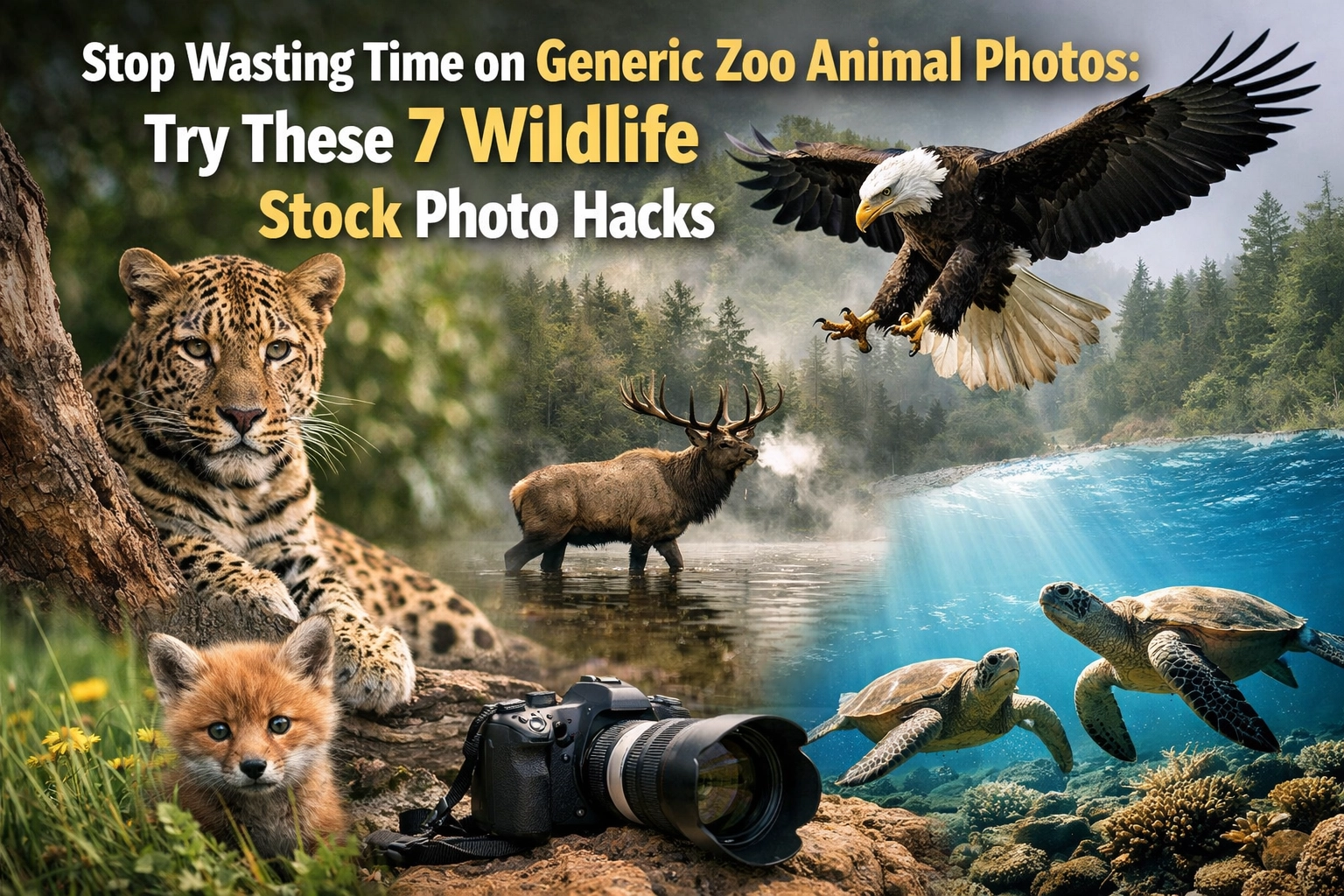 Stop Wasting Time on Generic Zoo Animal Photos: Try These 7 Wildlife Stock Photo Hacks