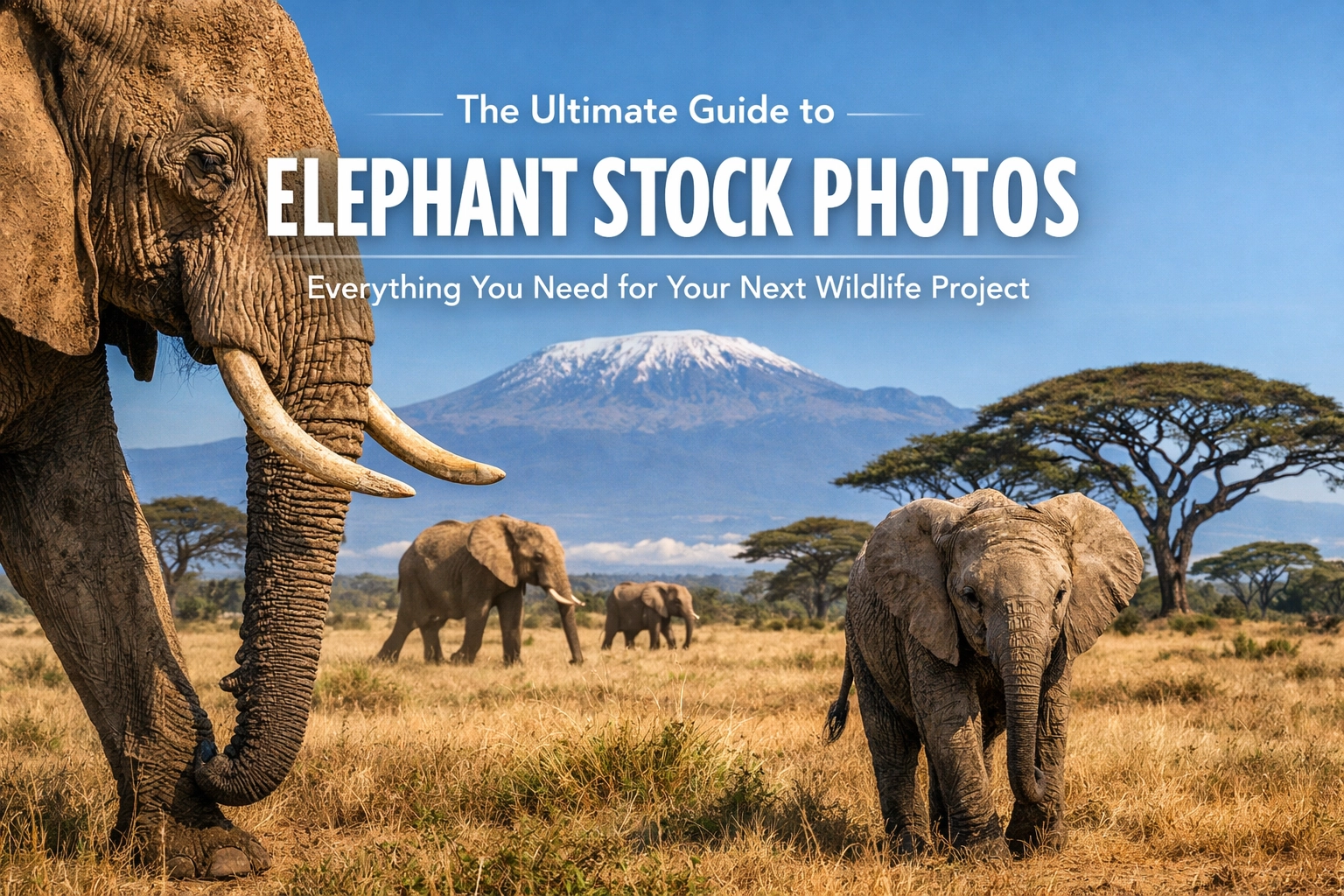 The Ultimate Guide to Elephant Stock Photos: Everything You Need for Your Next Wildlife Project