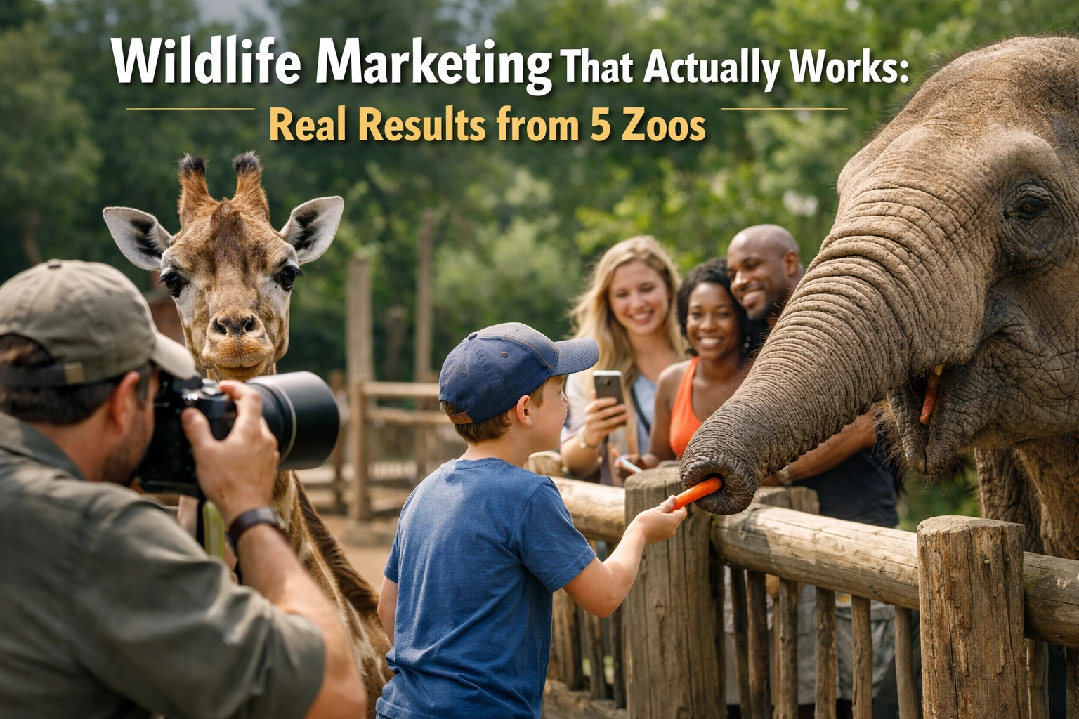 Wildlife Marketing That Actually Works: Real Results from 5 Zoos