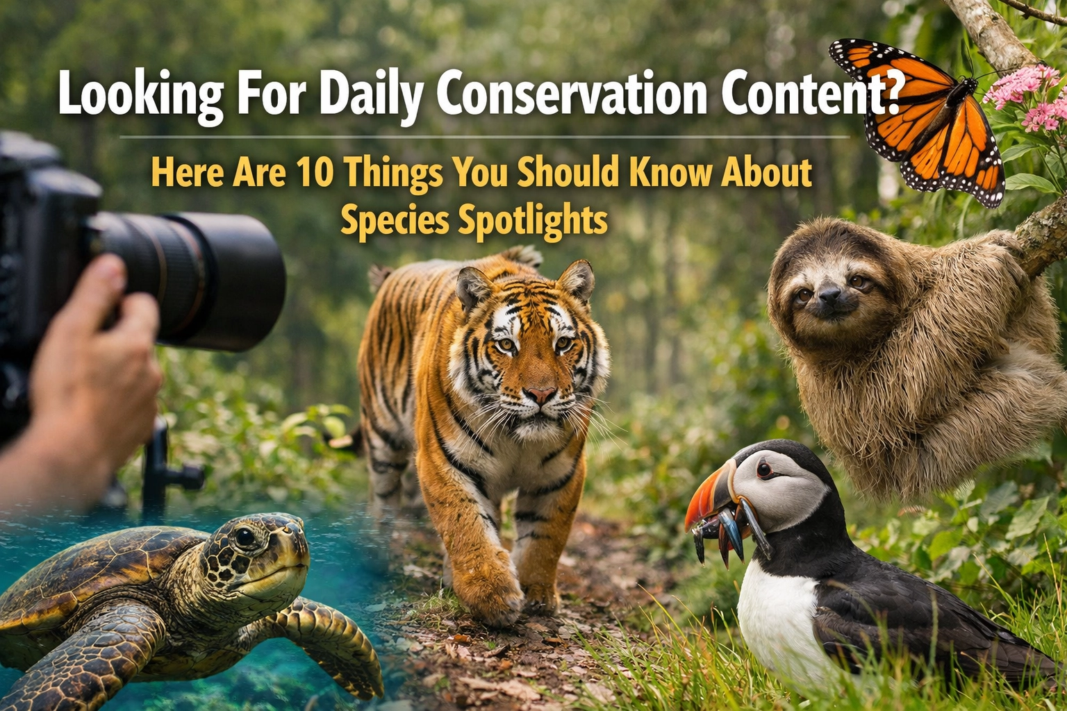 Looking For Daily Conservation Content? Here Are 10 Things You Should Know About Species Spotlights