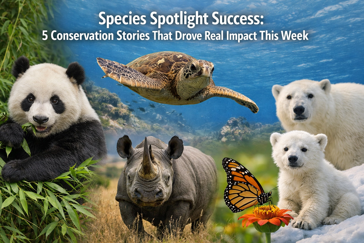 Species Spotlight Success: 5 Conservation Stories That Drove Real Impact This Week