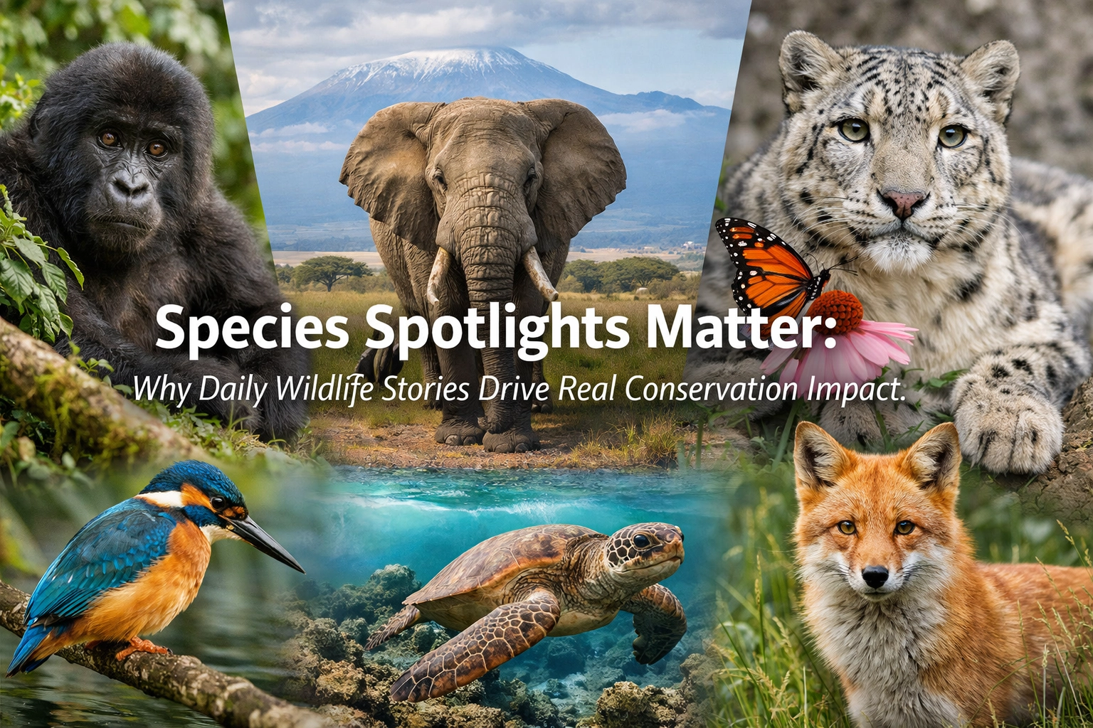 Species Spotlights Matter: Why Daily Wildlife Stories Drive Real Conservation Impact