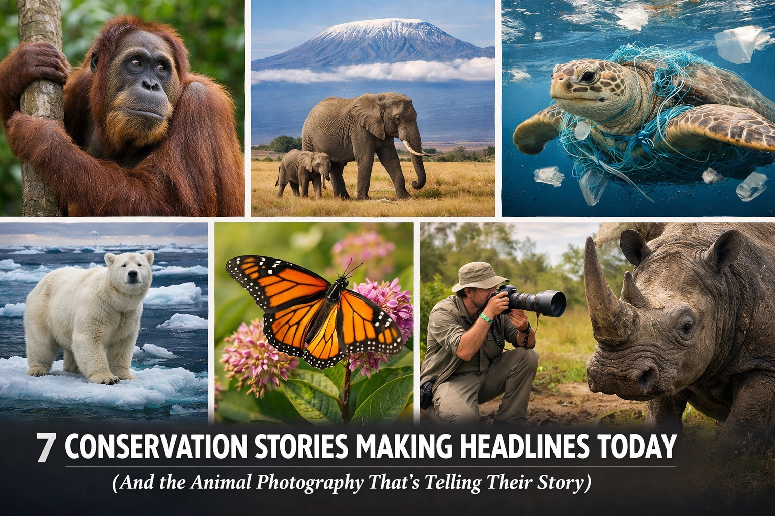 7 Conservation Stories Making Headlines Today (And the Animal Photography That’s Telling Their Story)