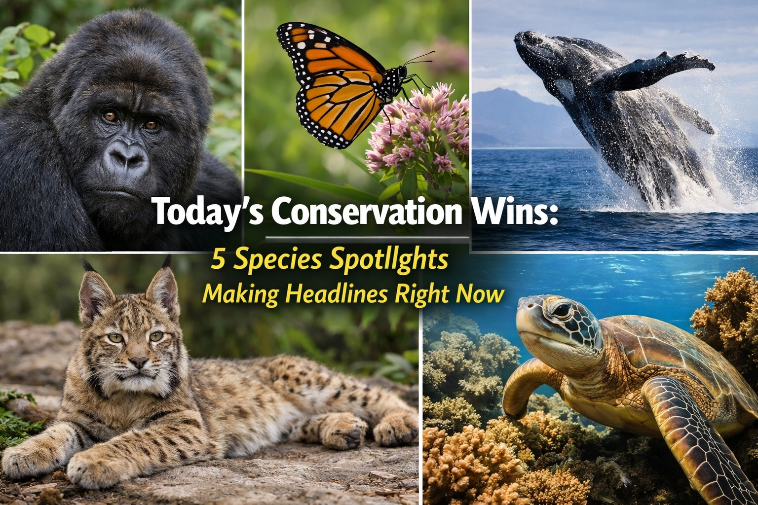 Today’s Conservation Wins: 5 Species Spotlights Making Headlines Right Now