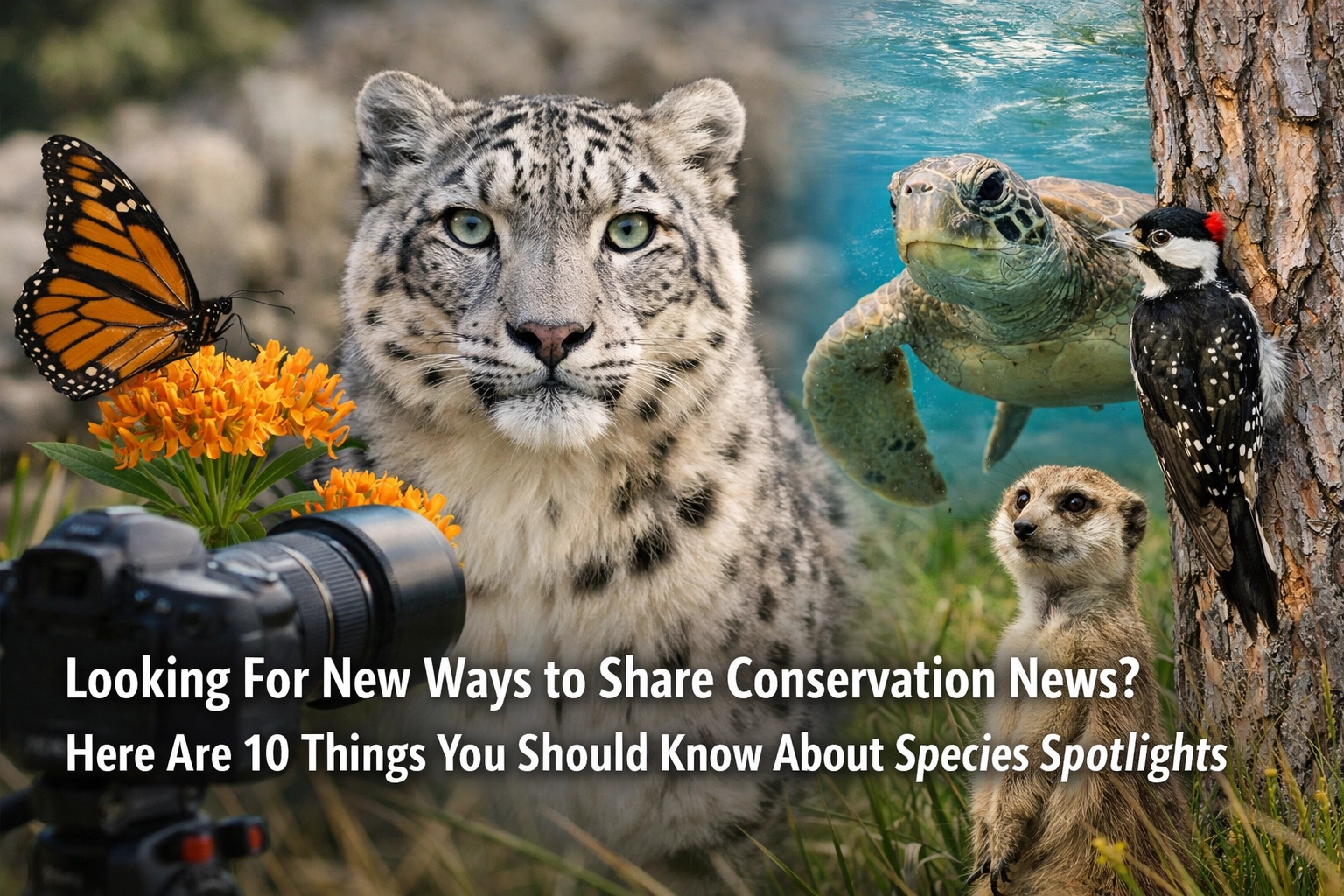 Looking For New Ways to Share Conservation News? Here Are 10 Things You Should Know About Species Spotlights
