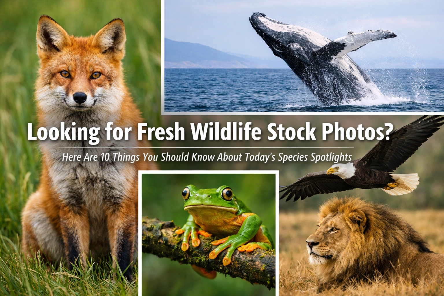 Looking for Fresh Wildlife Stock Photos? Here Are 10 Things You Should Know About Today’s Species Spotlights