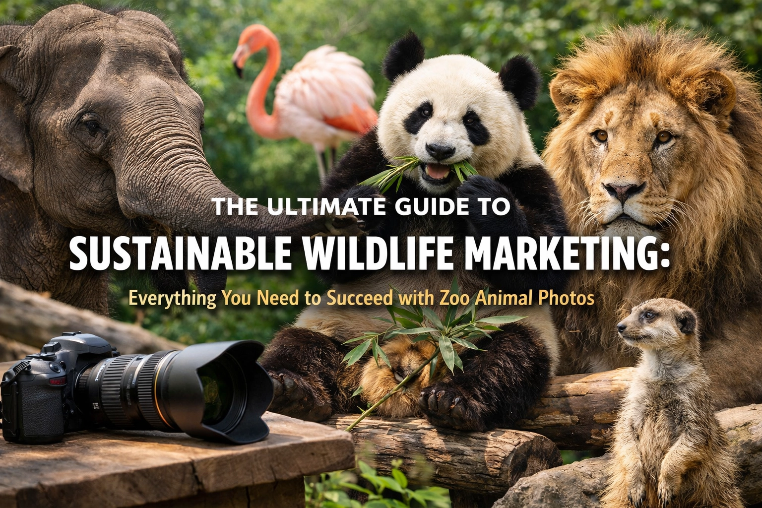 The Ultimate Guide to Sustainable Wildlife Marketing: Everything You Need to Succeed with Zoo Animal Photos