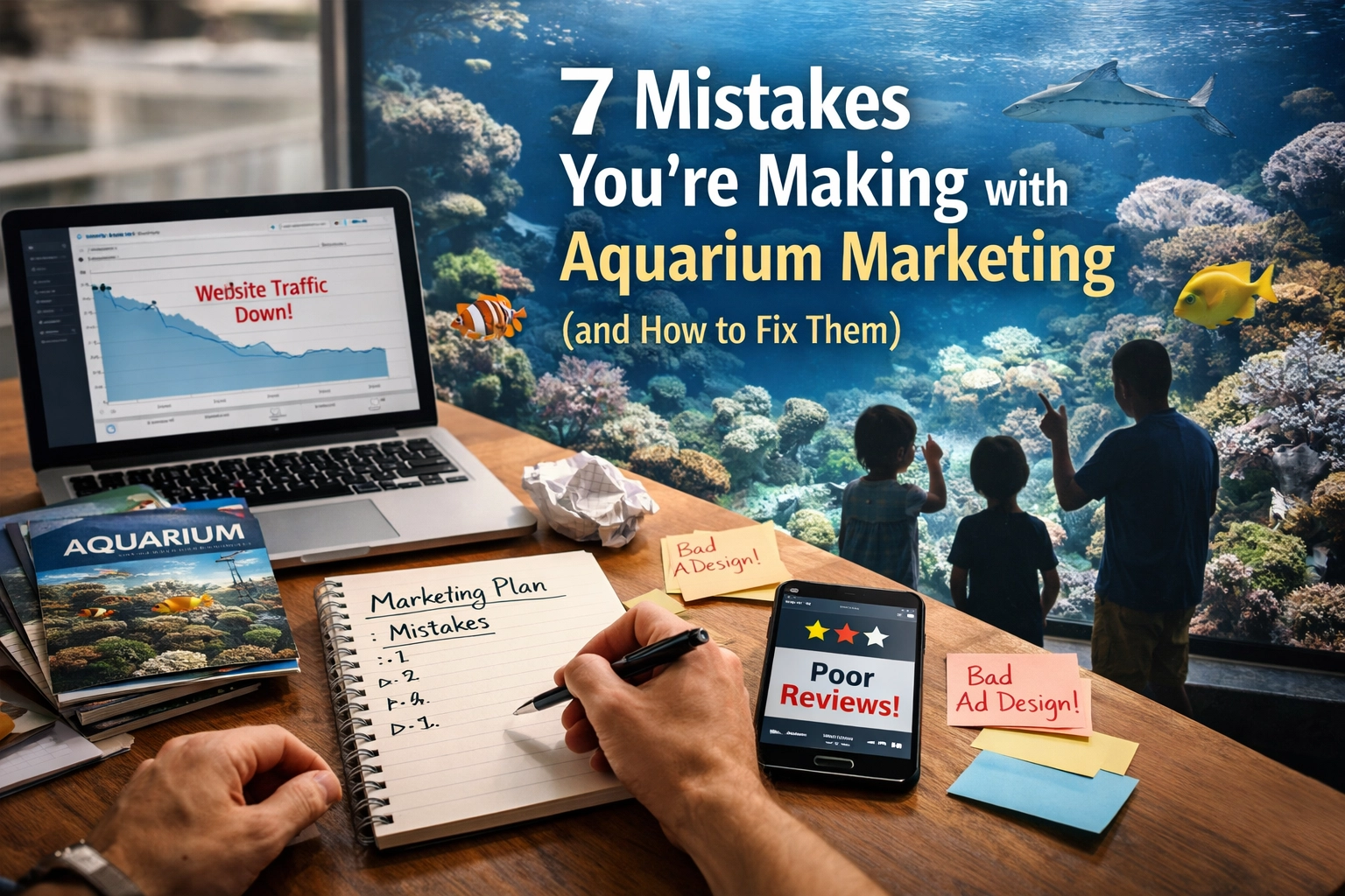 7 Mistakes You’re Making with Aquarium Marketing (and How to Fix Them)