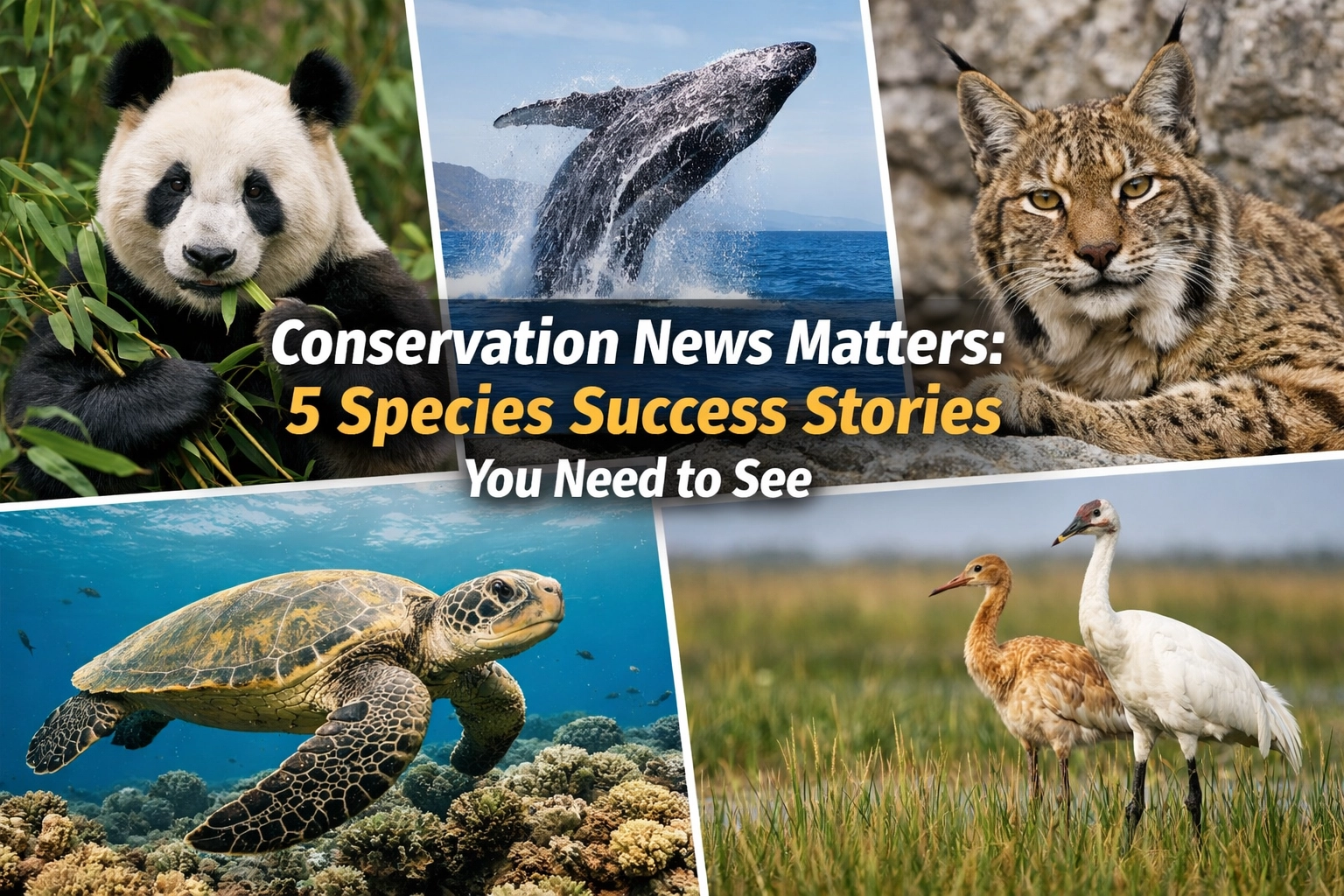 Conservation News Matters: 5 Species Success Stories You Need to See