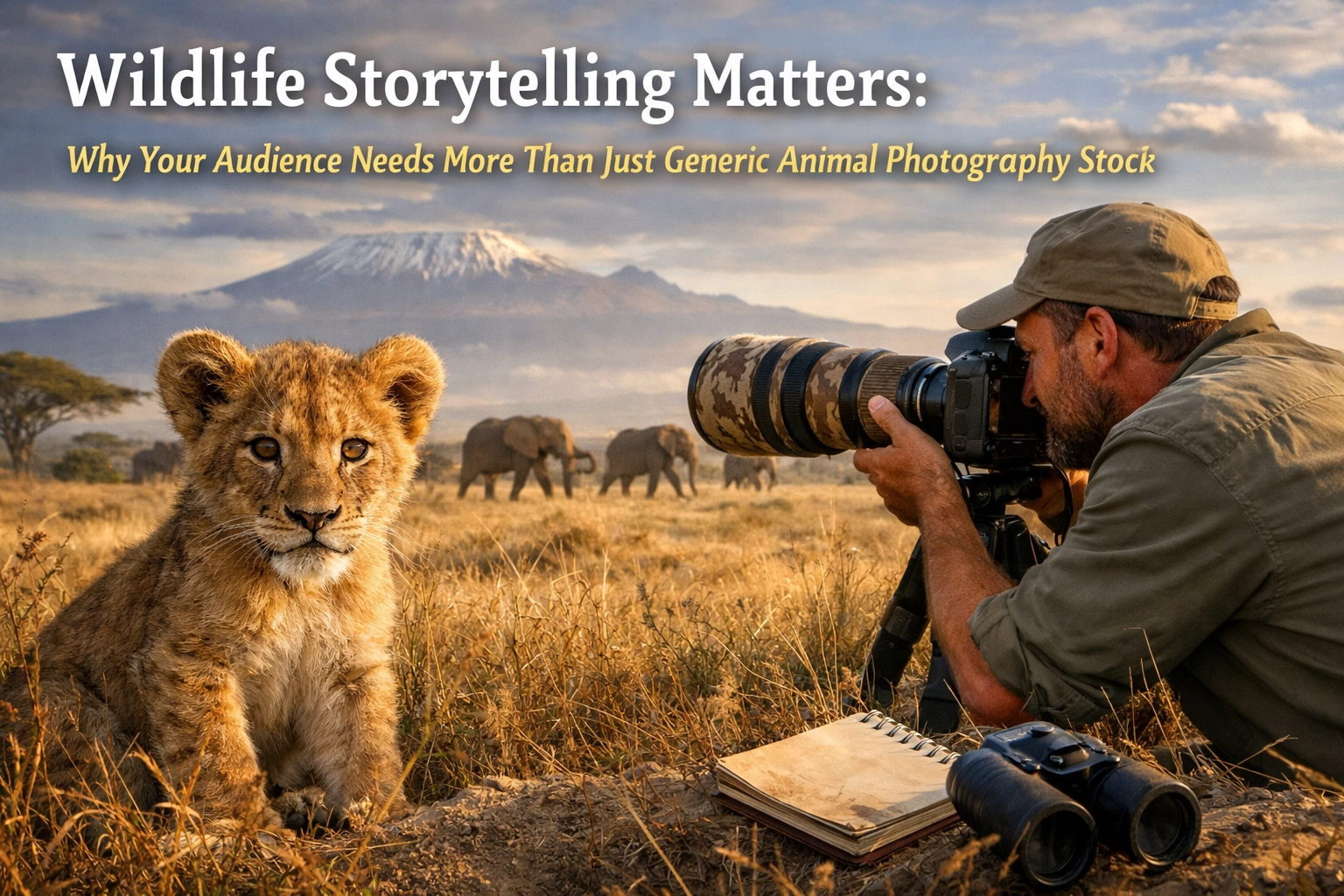Wildlife Storytelling Matters: Why Your Audience Needs More Than Just Generic Animal Photography Stock