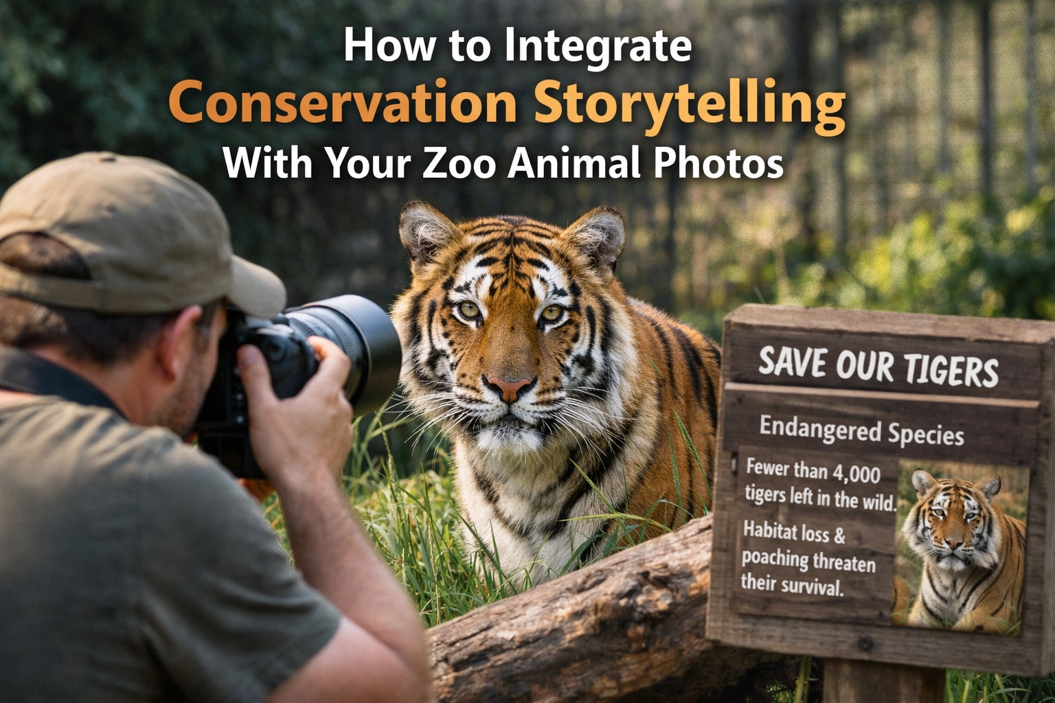 How to Integrate Conservation Storytelling With Your Zoo Animal Photos