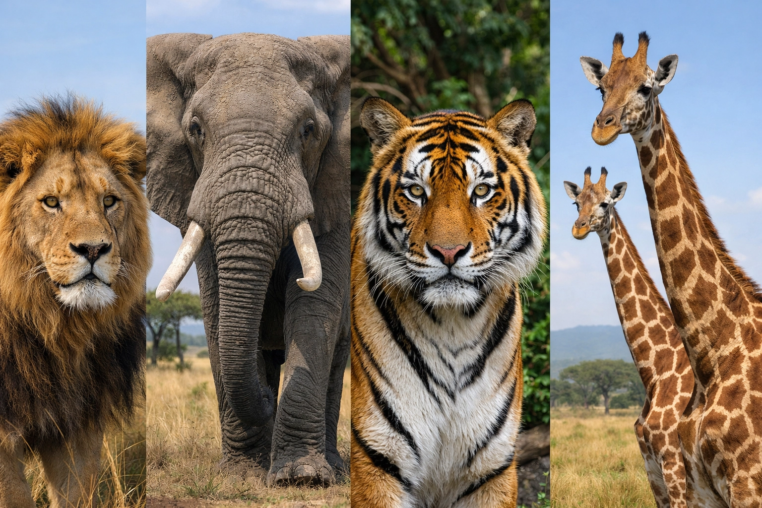 Lions, Elephants, Tigers, and Giraffes: 4 Species Spotlights for Your Daily Conservation News