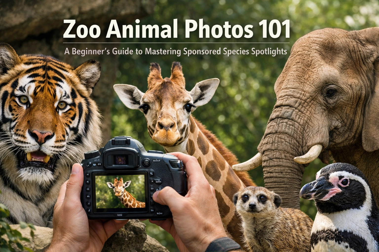 Zoo Animal Photos 101: A Beginner’s Guide to Mastering Sponsored Species Spotlights