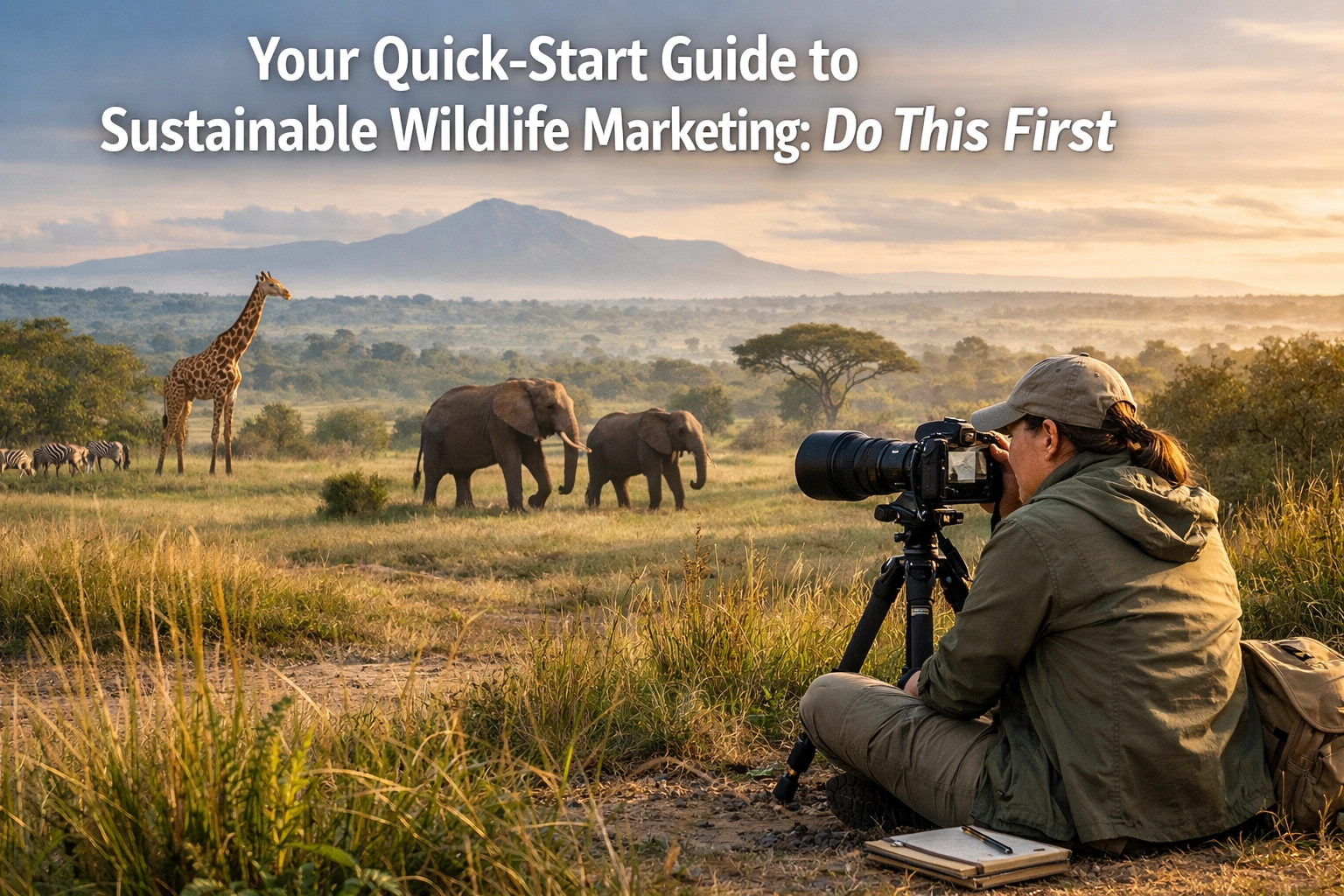 Your Quick-Start Guide to Sustainable Wildlife Marketing: Do This First