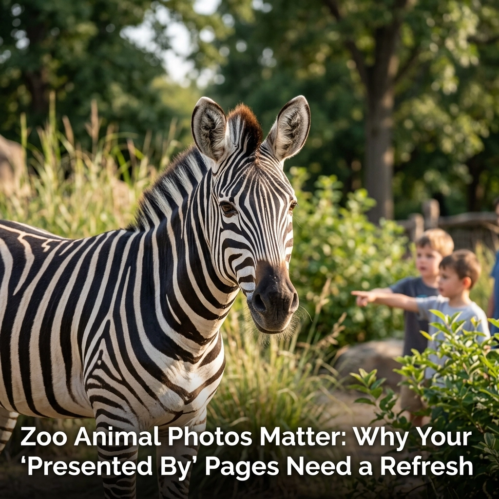 Zoo Animal Photos Matter: Why Your 'Presented By' Pages Need a Refresh