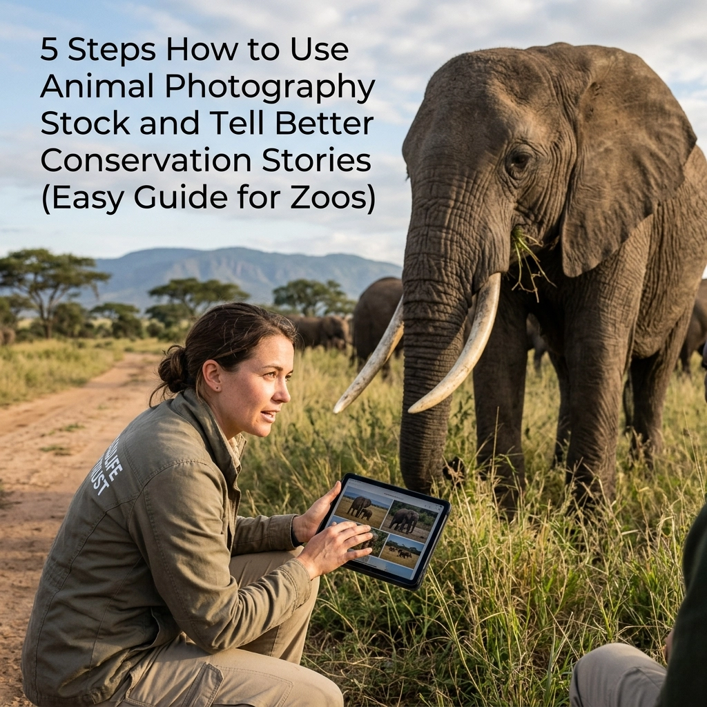 5 Steps How to Use Animal Photography Stock and Tell Better Conservation Stories (Easy Guide for Zoos)