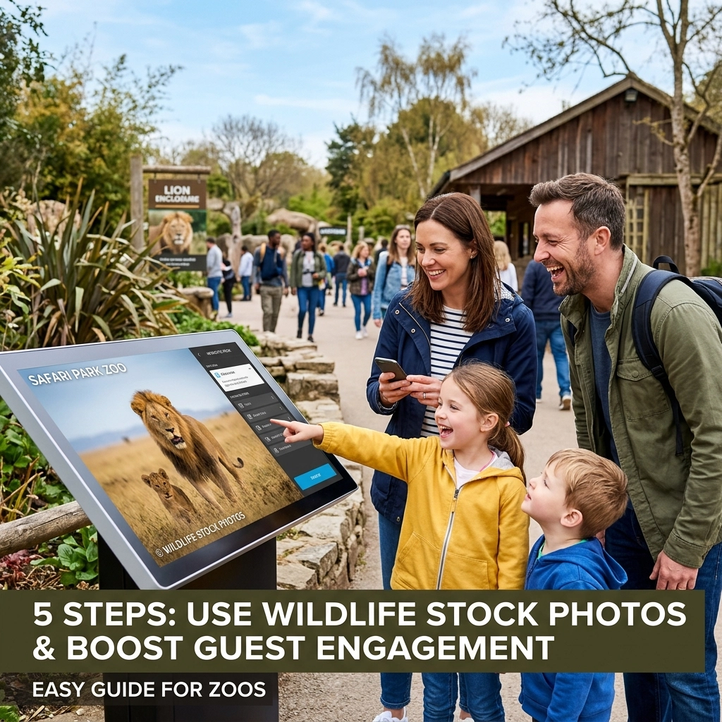 5 Steps How to Use Wildlife Stock Photos and Boost Guest Engagement (Easy Guide for Zoos)
