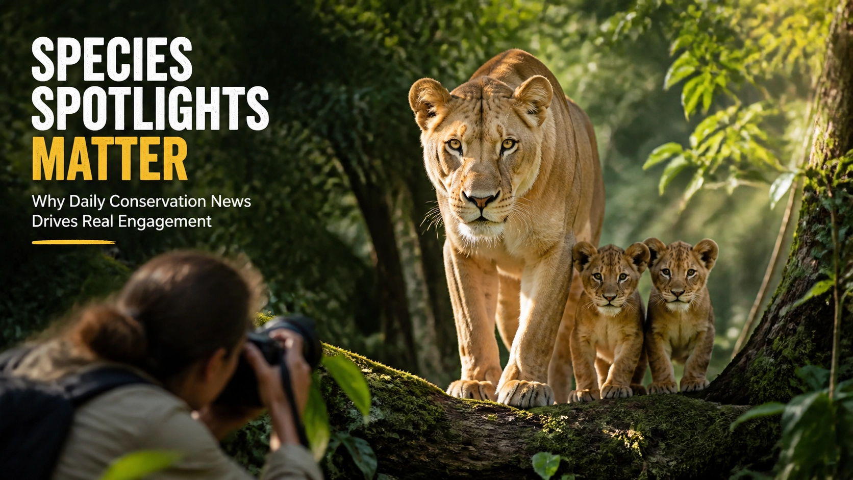 Species Spotlights Matter: Why Daily Conservation News Drives Real Engagement