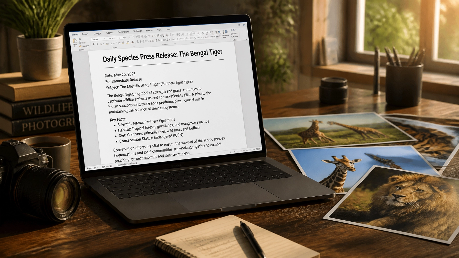 Wildlife Storytelling 101: A Beginner’s Guide to Mastering Daily Species Press Releases